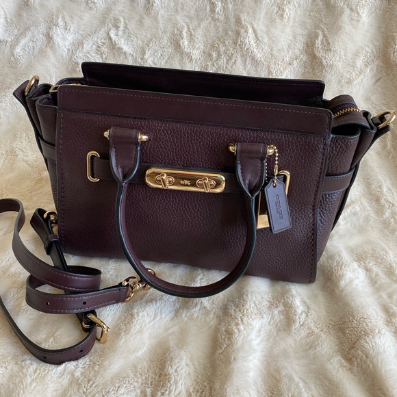 coach swagger 27 oxblood